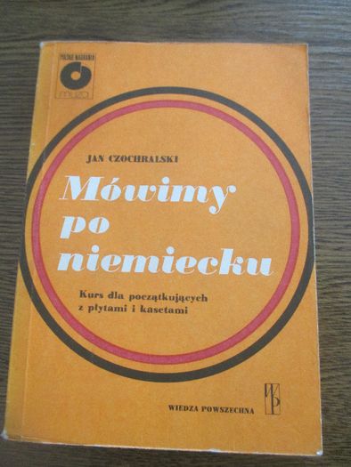 Książka "Mówimy po niemiecku", Jan Czochralski, Wiedza Powszechna