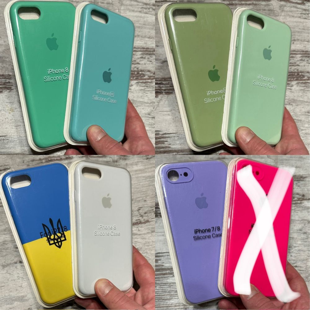 Чехол Айфон 8 silicon case iPhone 8 силиконовый чехол для айфон 70шт