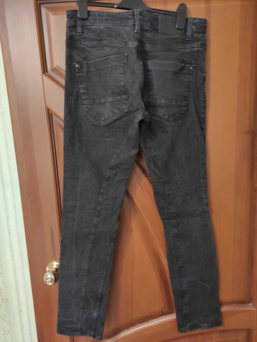 чоловічі чорні джинси  р.46-48/ W32