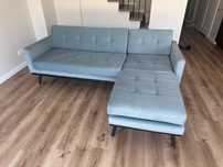 Narożnik Scandicsofa turkusowy