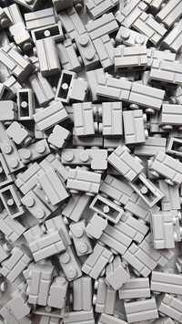 LEGO Cegły Cegiełki Murki 1x2 98283 Szare 500 sztuk