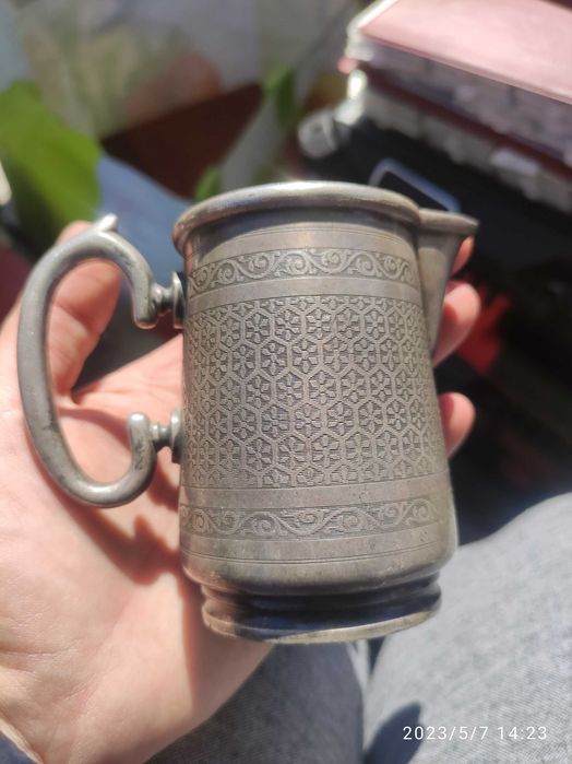 Fraget w Warszawie mlecznik plater platerowany antyk  lata 40