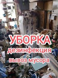 Генеральная уборка/Удаление запаха/Вывоз Мусора, Хлама/Дезинфекция