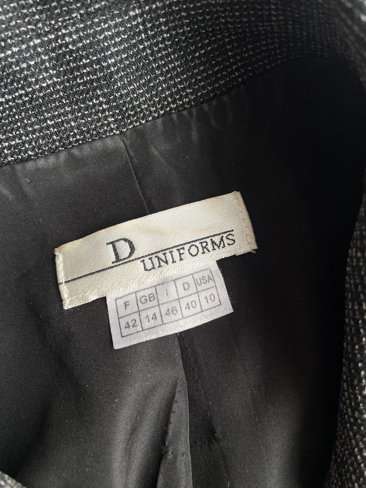 D uniform Dior marynarka garnitur szara żakiet zara premium oldmoney