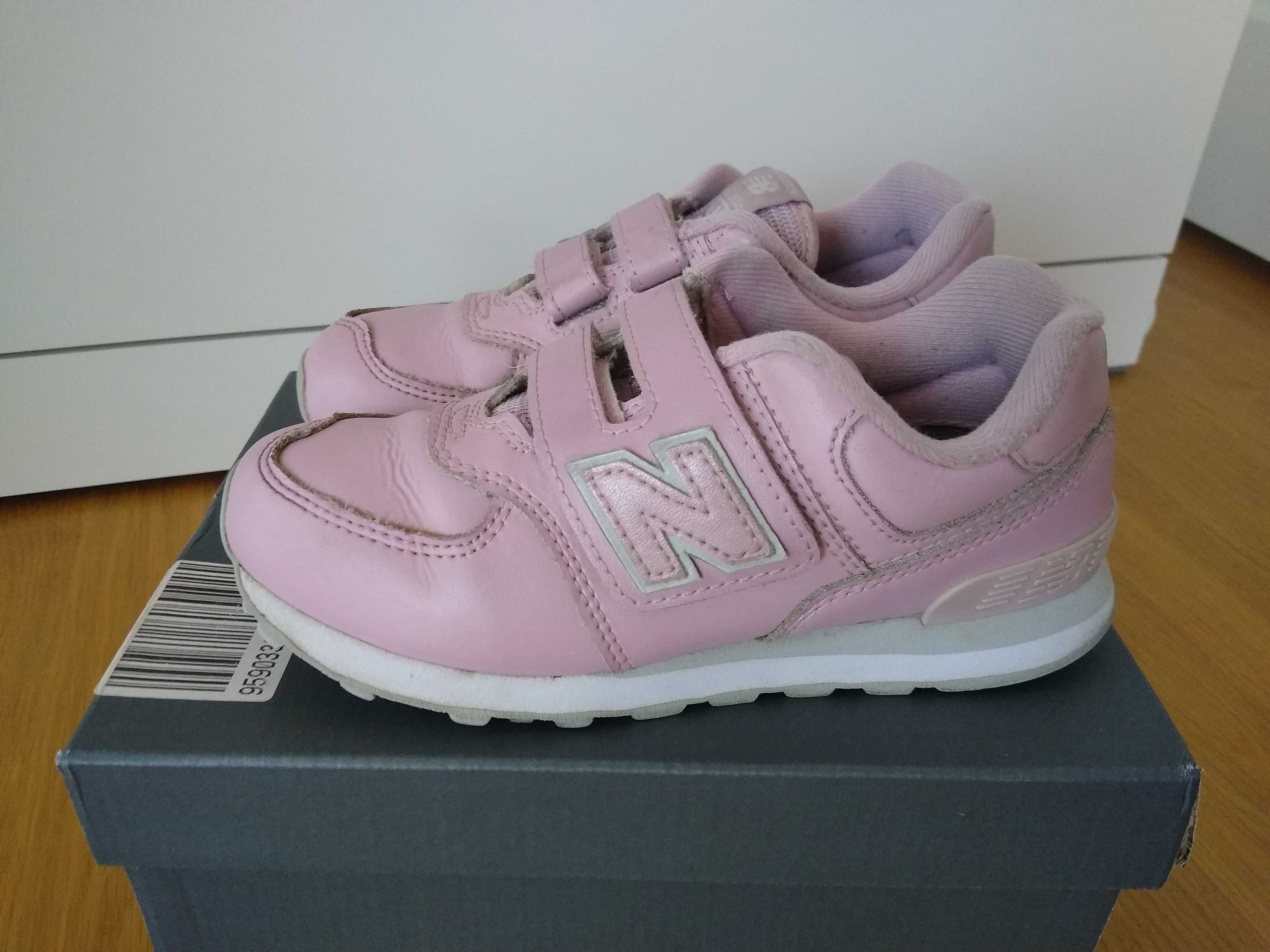 Różowe buty New Balance dla dziewczynki 32