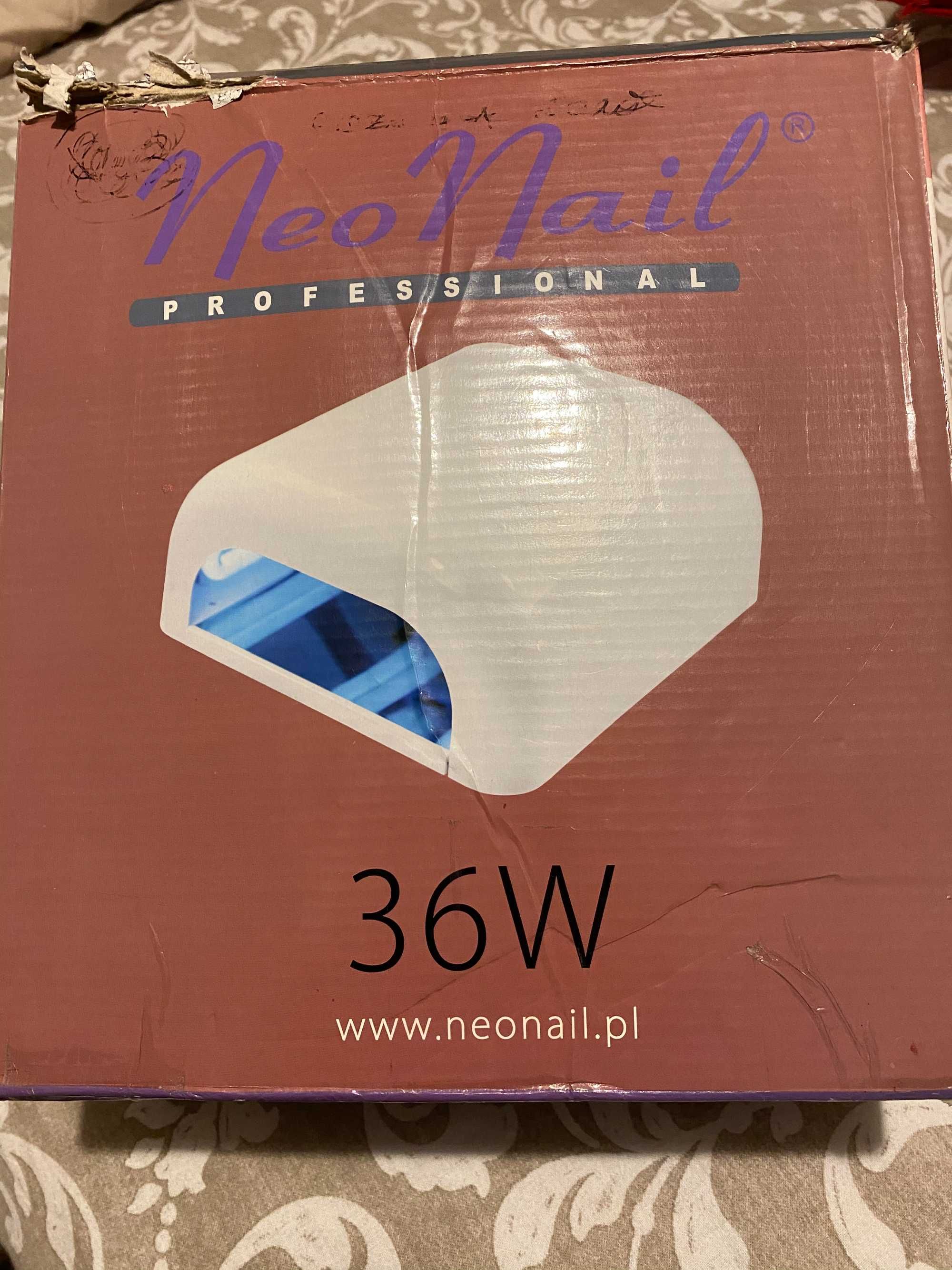 Srebrna lampa UV do lakierów hybrydowych, 36W, NeoNeil Professional