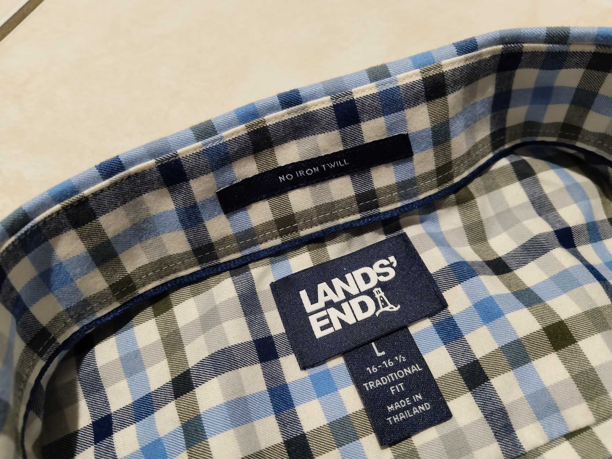 LANDS END USA - NOWA! Markowa Koszula Męska rozmiar XL