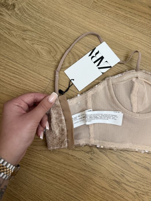 Топ - корсет zara новий