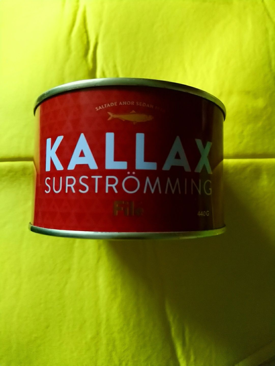 Сюрстреммінг рибна консерва 440 гр філе Швеція Kallax Surstromming