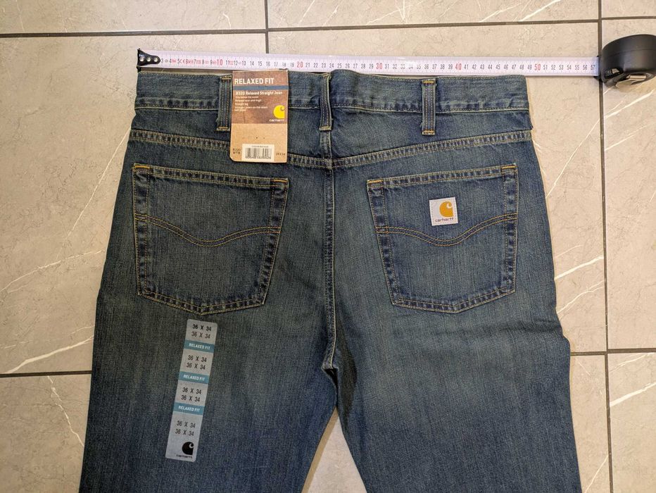 Carhartt B320 Relaxed Fit Weathered Blue w 36 l 34 xl нові з бірками