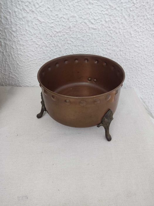 vaso em cobre antigo