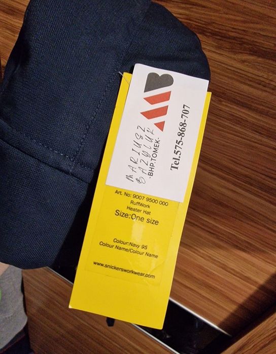 Snickers 9007 ciepła czapka uszatka rozm. One size