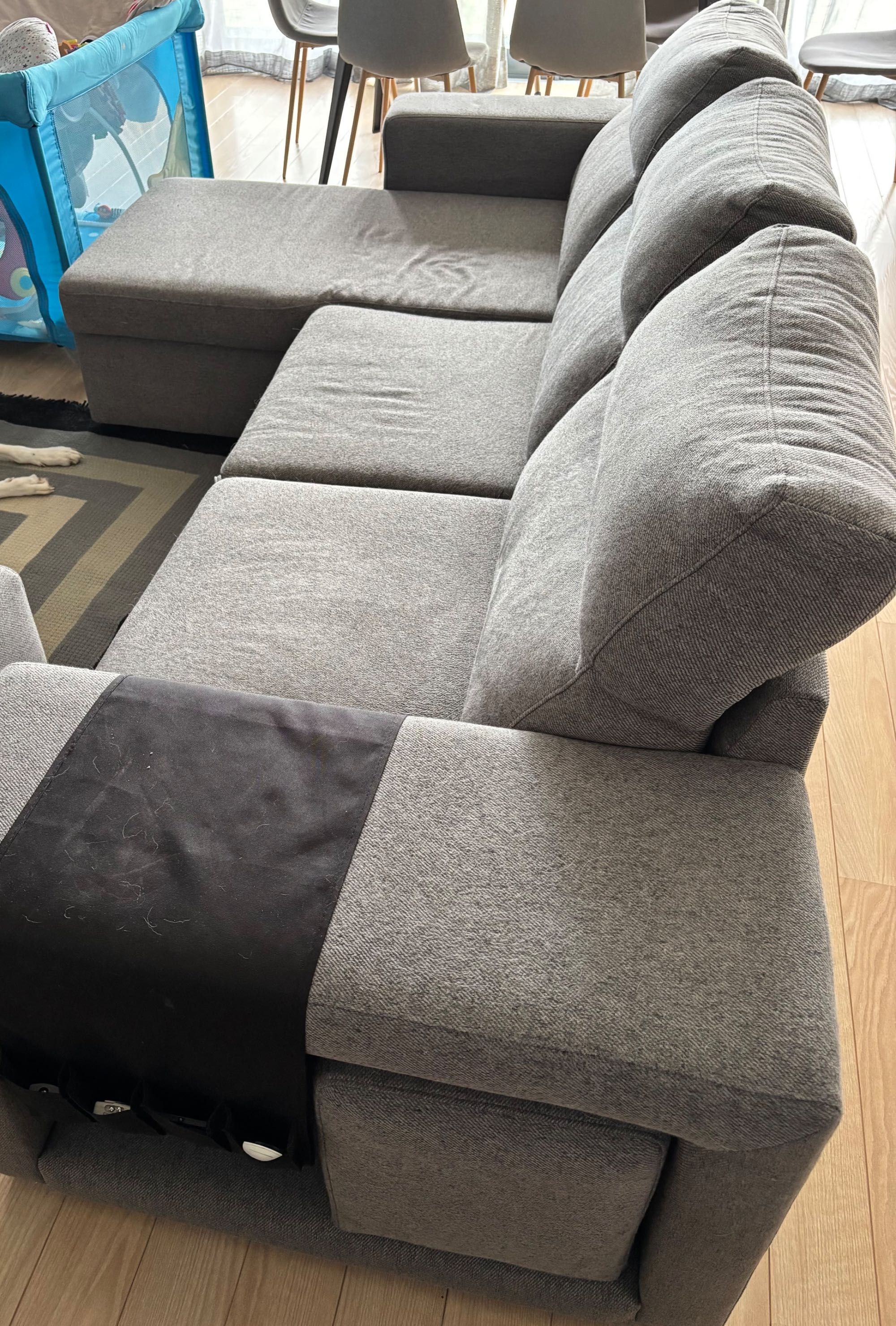 Sofá Conforama Harrison Cinza