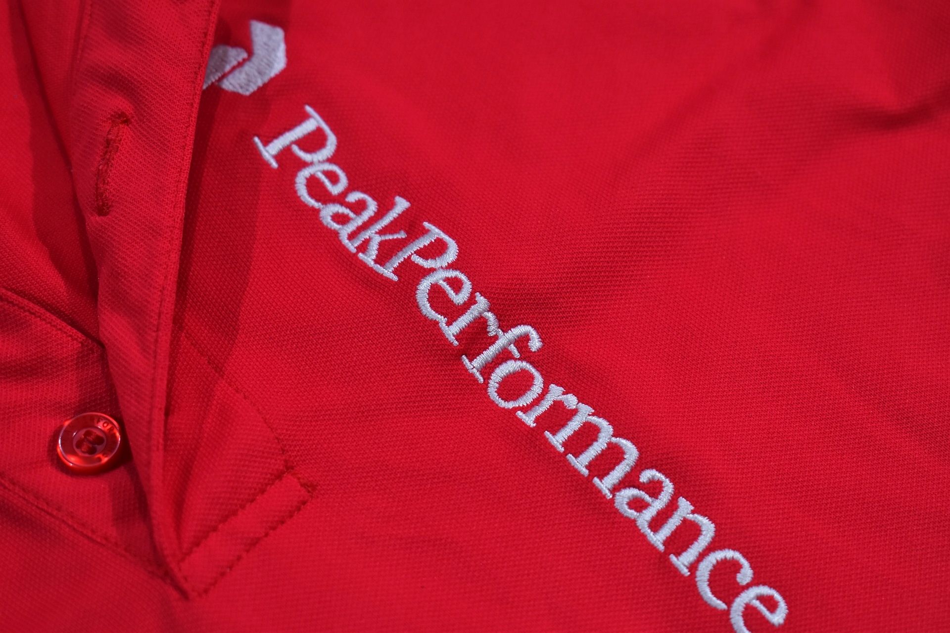 Peak Performance Logowana Koszulka Polo Stretch M