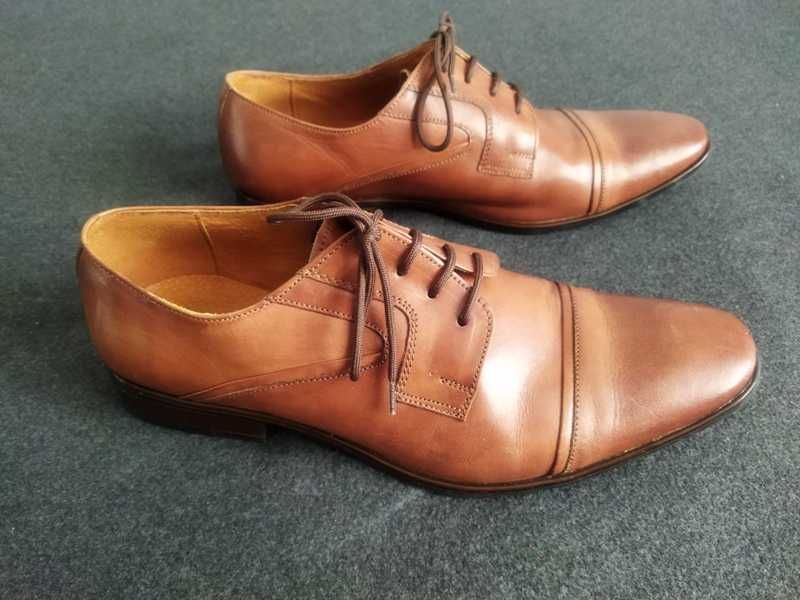 Obuwie męskie młodzieżowe wizytowe EVENTO r. 39 skóra