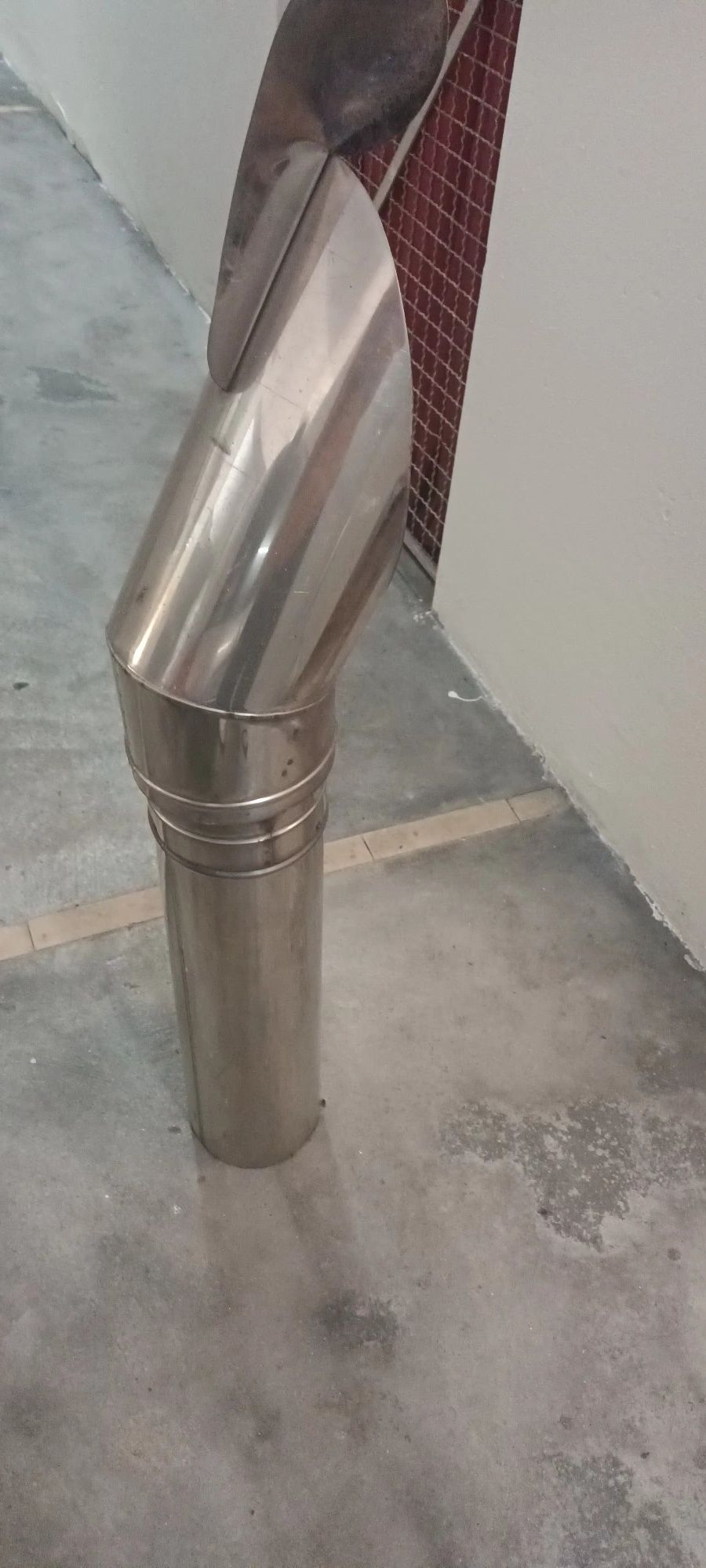 Chaminé em inox,  crista de galo