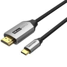 Кабель адаптер перехідник Vention Type-C to HDMI 2.0 1.5 м юсб-с хдмай