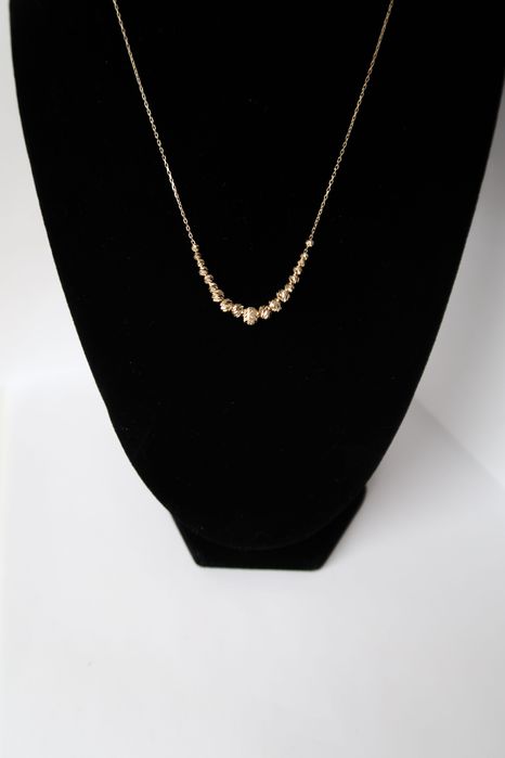 Złoty Łańcuszek z Kulkami | Próba Złota 585