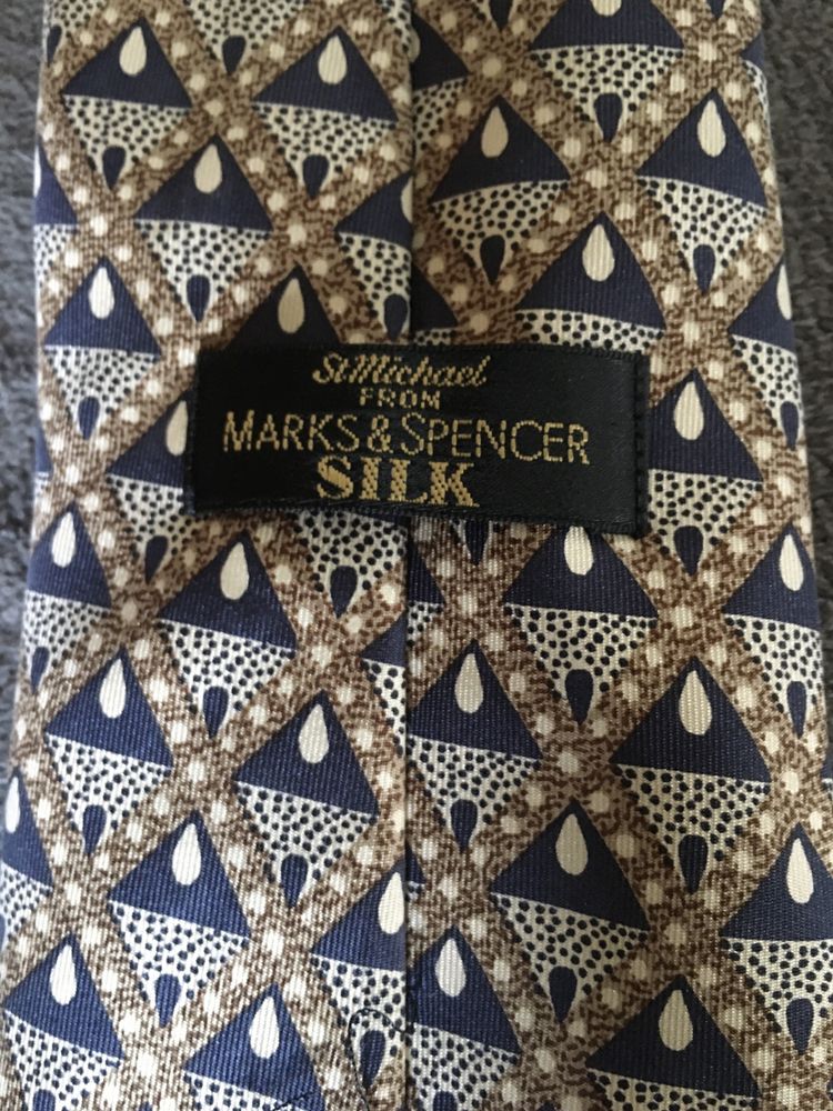 Jedwabny krawat Marks&Spencer