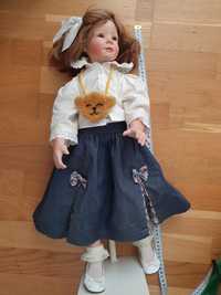 Кукла фарфоровая 60 см в оригинальной одежде