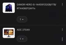 G4M3R HERO i5-14400F/32GB/1TB/RTX4060Ti/W11x Komputer Gamingowy