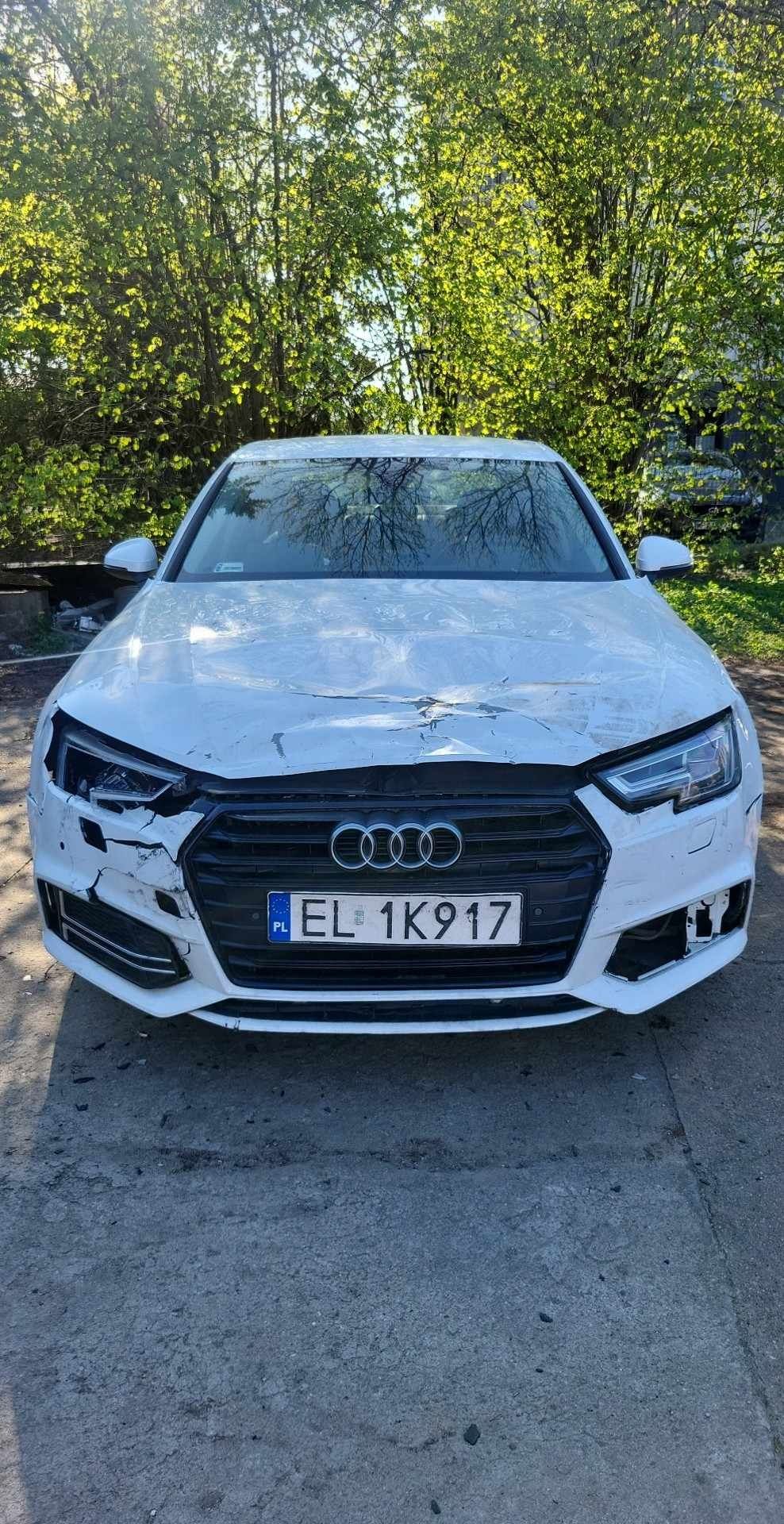 Audi A4B9 2018r 2.0 150km Polski Salon Uszkodzona