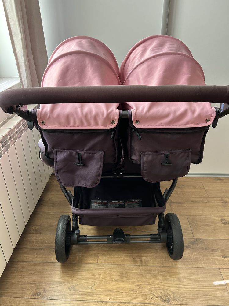 Wózek bliźniaczy Baby Monsters Easy Twin spacerówka