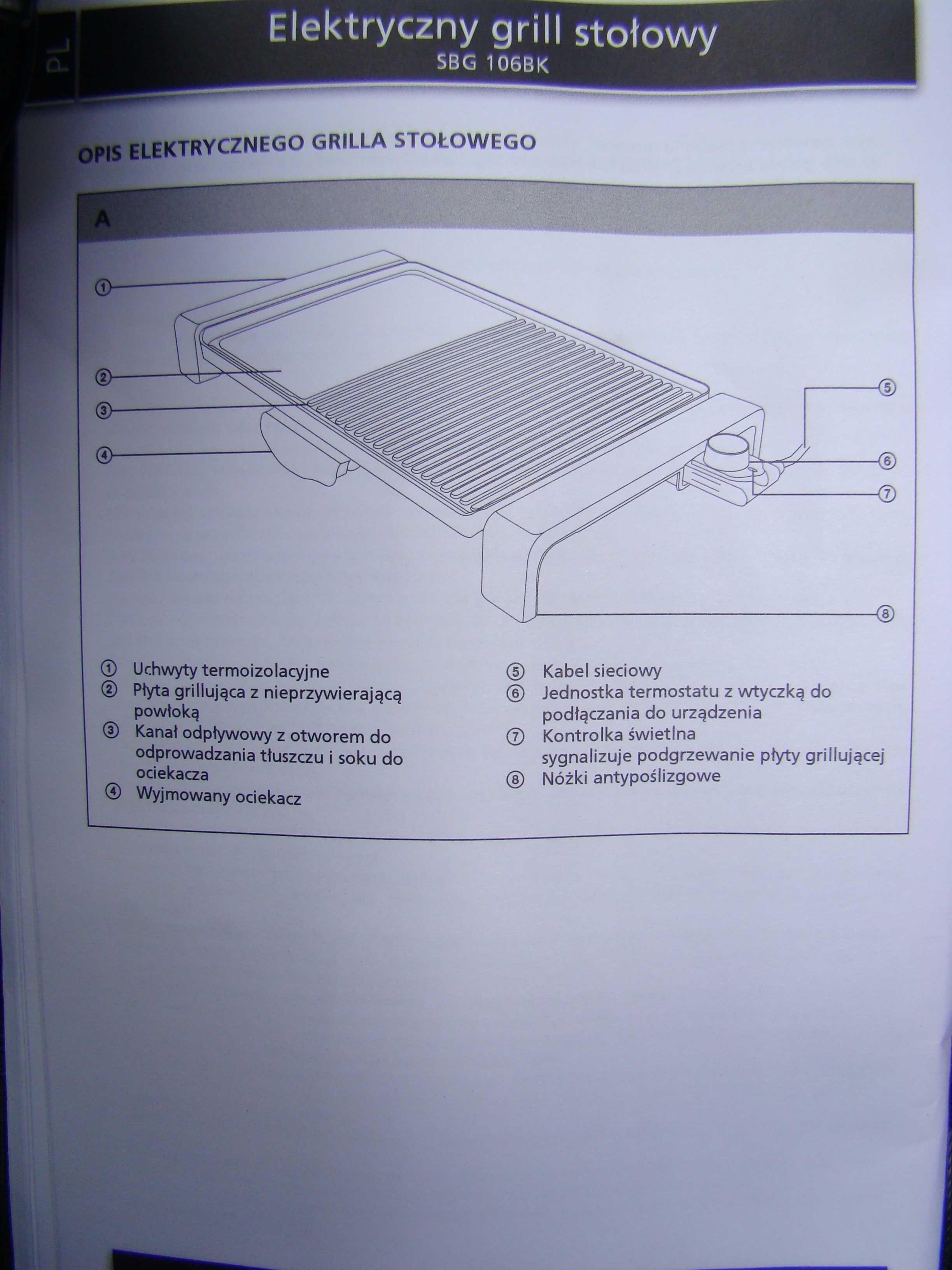 Sprzedam elektryczny grill stołowy