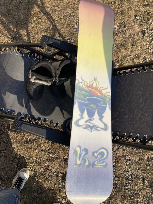 Deska do snowboardu wraz z butami