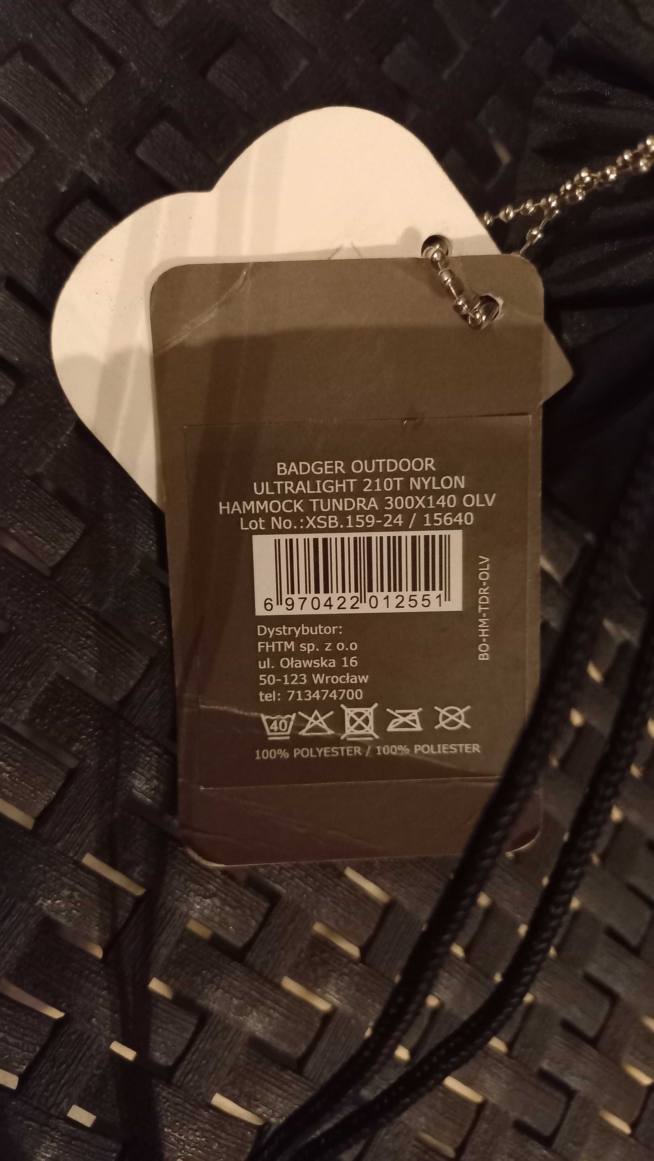 Hamak zielony Badger Outdoor Tundra