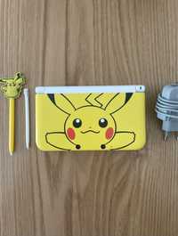 3DS XL Pikachu Edition (Desbloqueada, Todos os Pokemon/ Mario/ Zelda)