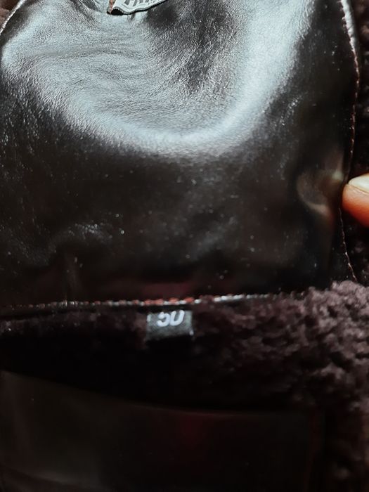 Продам мужскую кожаную дубленку