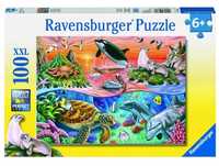 Puzzle 100 Wzburzony Ocean Xxl, Ravensburger