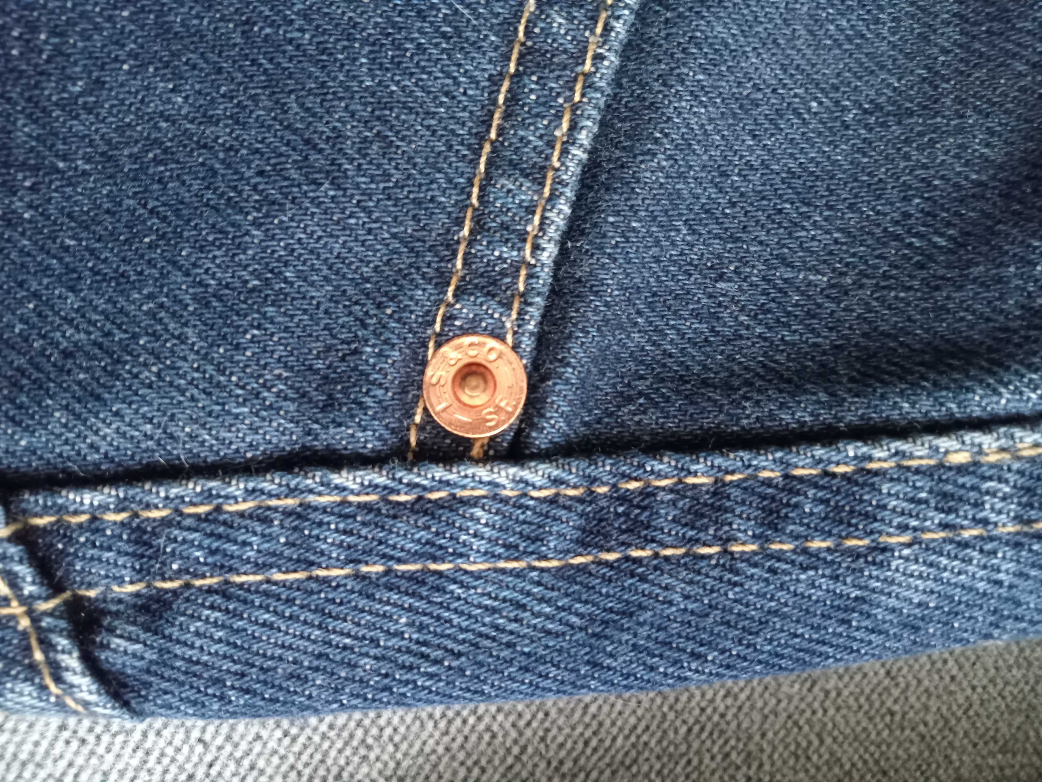 Prosta dżinsowa spódnica jeans ciemny denim