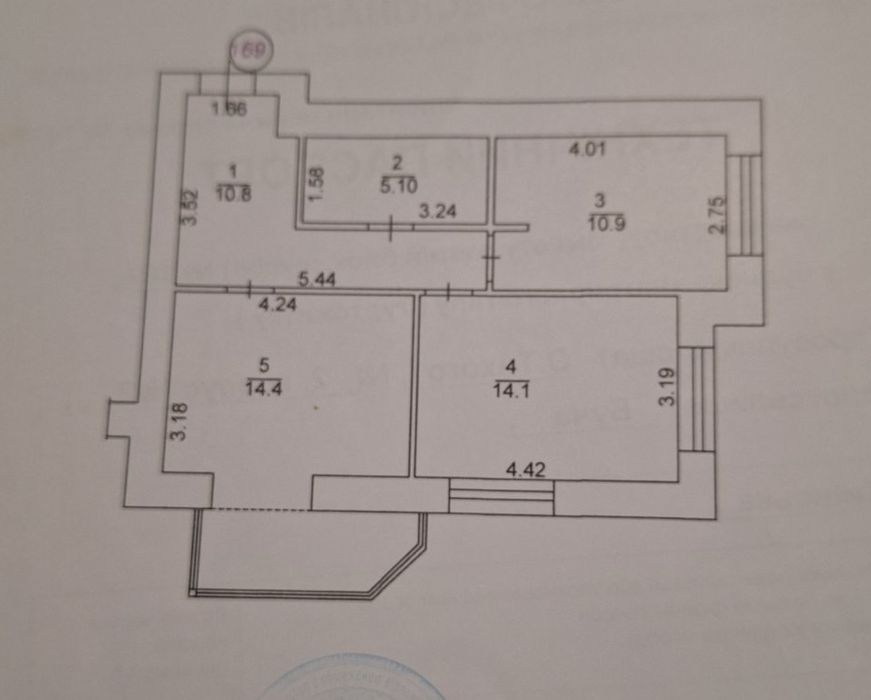 Оренда 2-кімнатноі квартири в ЖК Континент