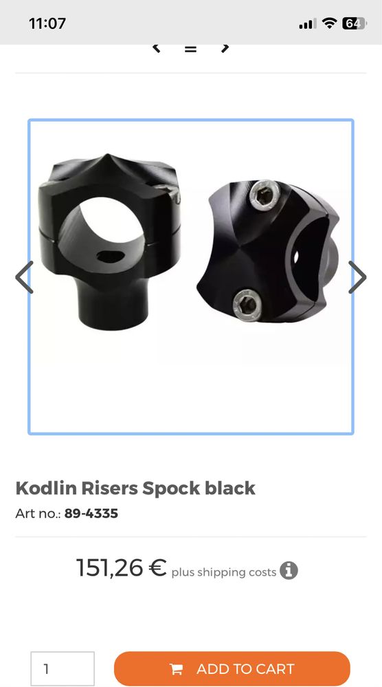 Kodlin Risers Spock black