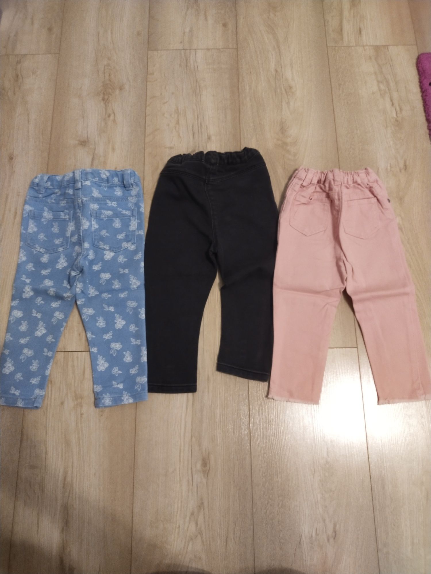 Legginsy dżinsy w 3 kolorach z regulacją 86