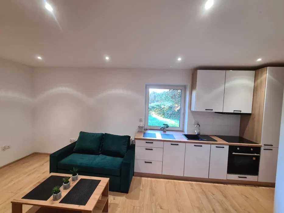 Bezczynszowe 2 pokojowe mieszkanie z ogrodem