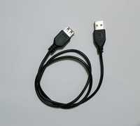 Кабель-удлинитель usb-usb 75см новый