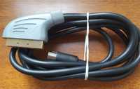 Kabel ZX Spectrum+2 SZARY RGB Scart Gold 2.5m