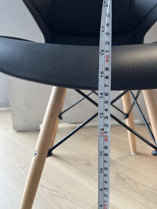 Stół loftowy z litego starego drewna + 4 krzesła – komplet jadalniany