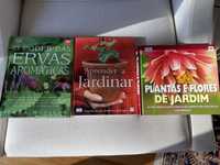 Conjunto de 3 livros jardinagem