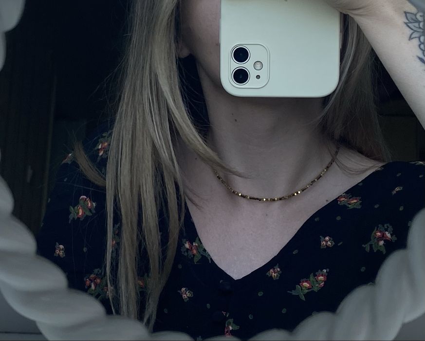 Чокер з підвіскою Сонце та гематитом