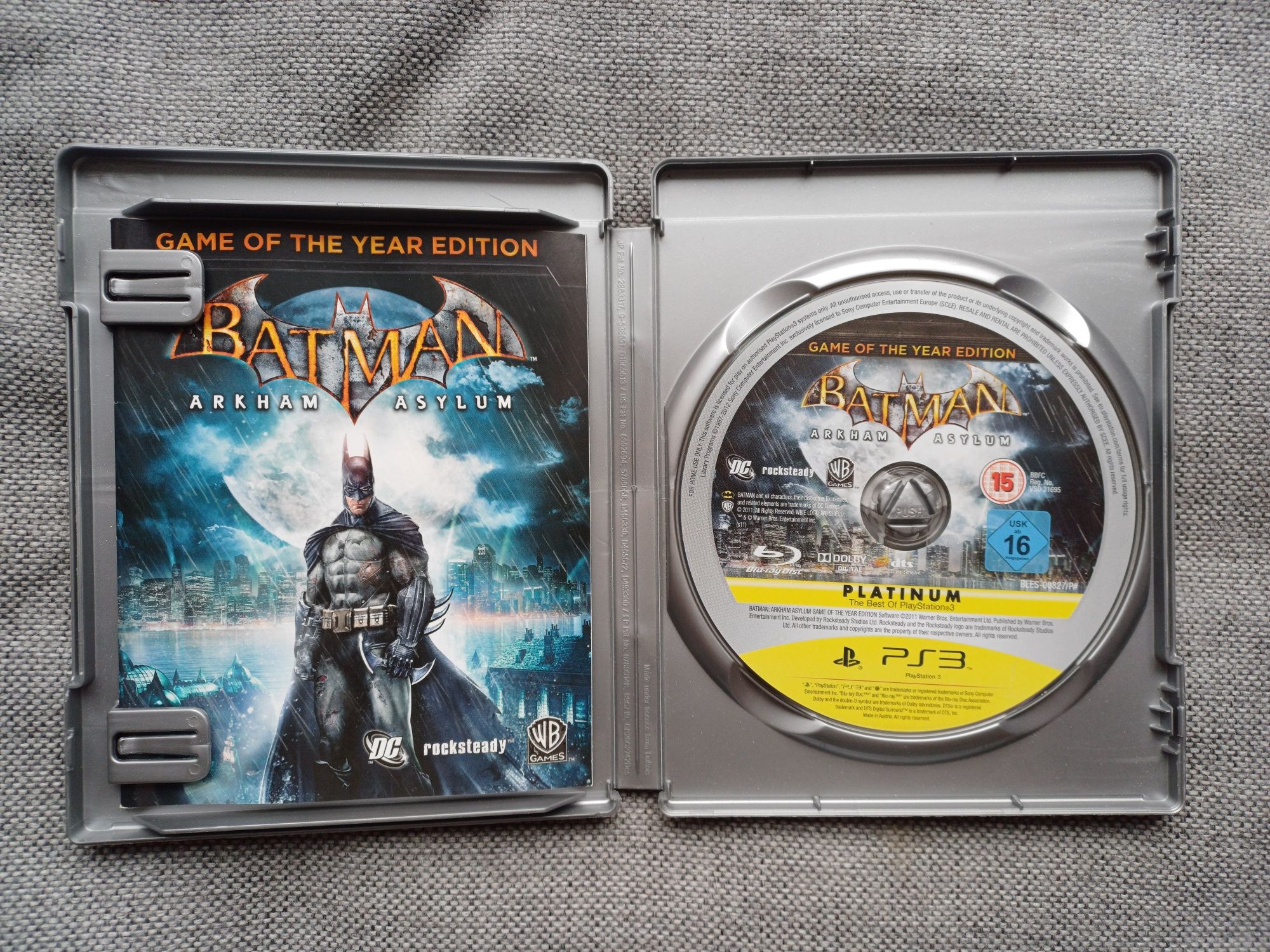 Batman Arkham Asylum GOTY PS3