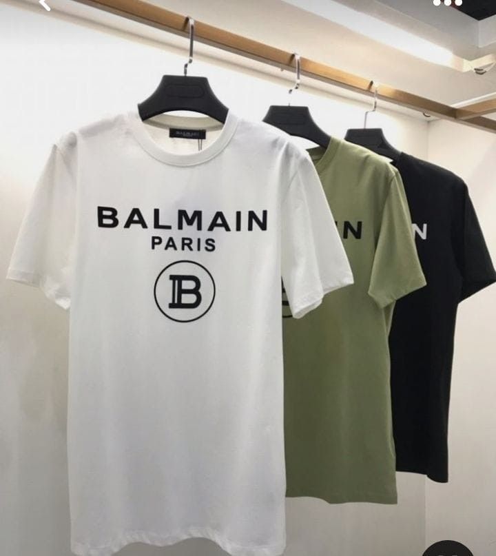 Koszulki Balmain Balenciaga Armani Versace