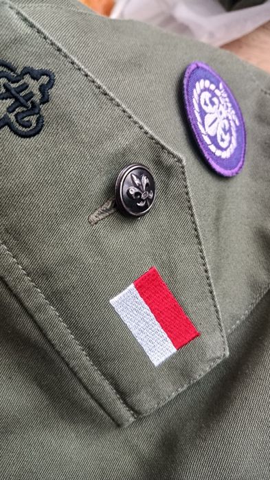 Koszula harcerska 176 / 88 do mundurek ZHP harcerza zucha