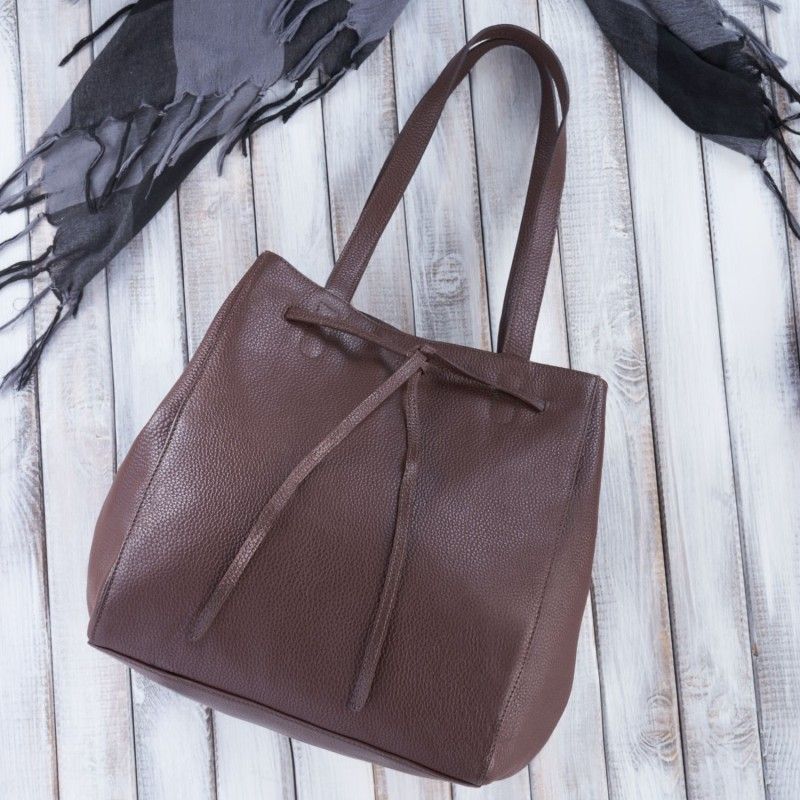torba shopper skórzana damska na ramię paolo peruzzi in-64-br