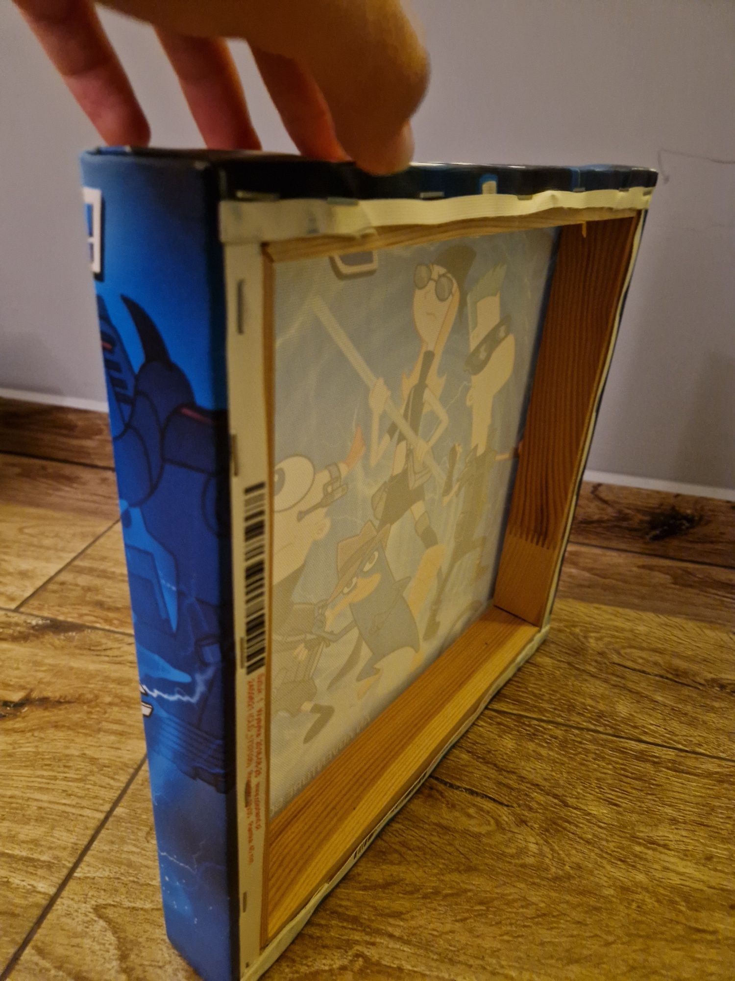 Obrazy na płótnie 30x30 cm „Fineasz i Ferb” – komplet 4 sztuk