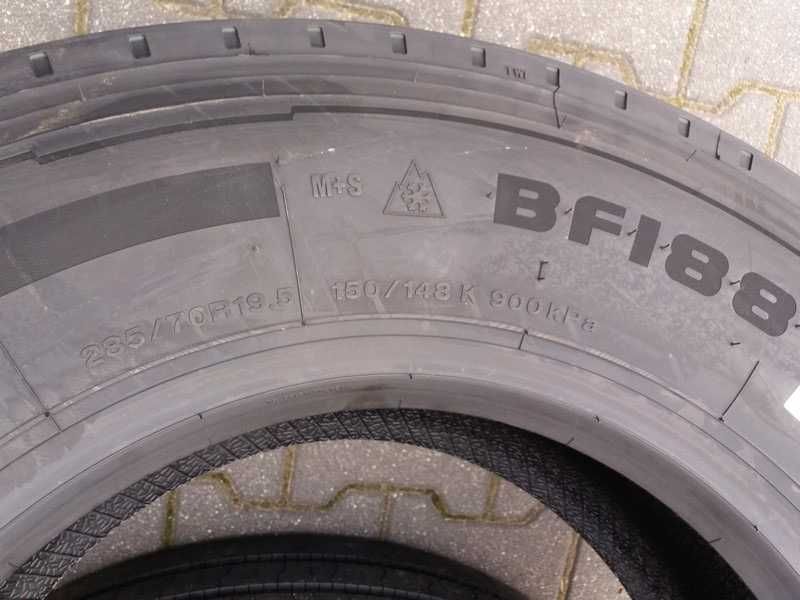 285/70R19,5 BlackLion BF188 NOWE na Przód C.Brutto Montaż Gratis!