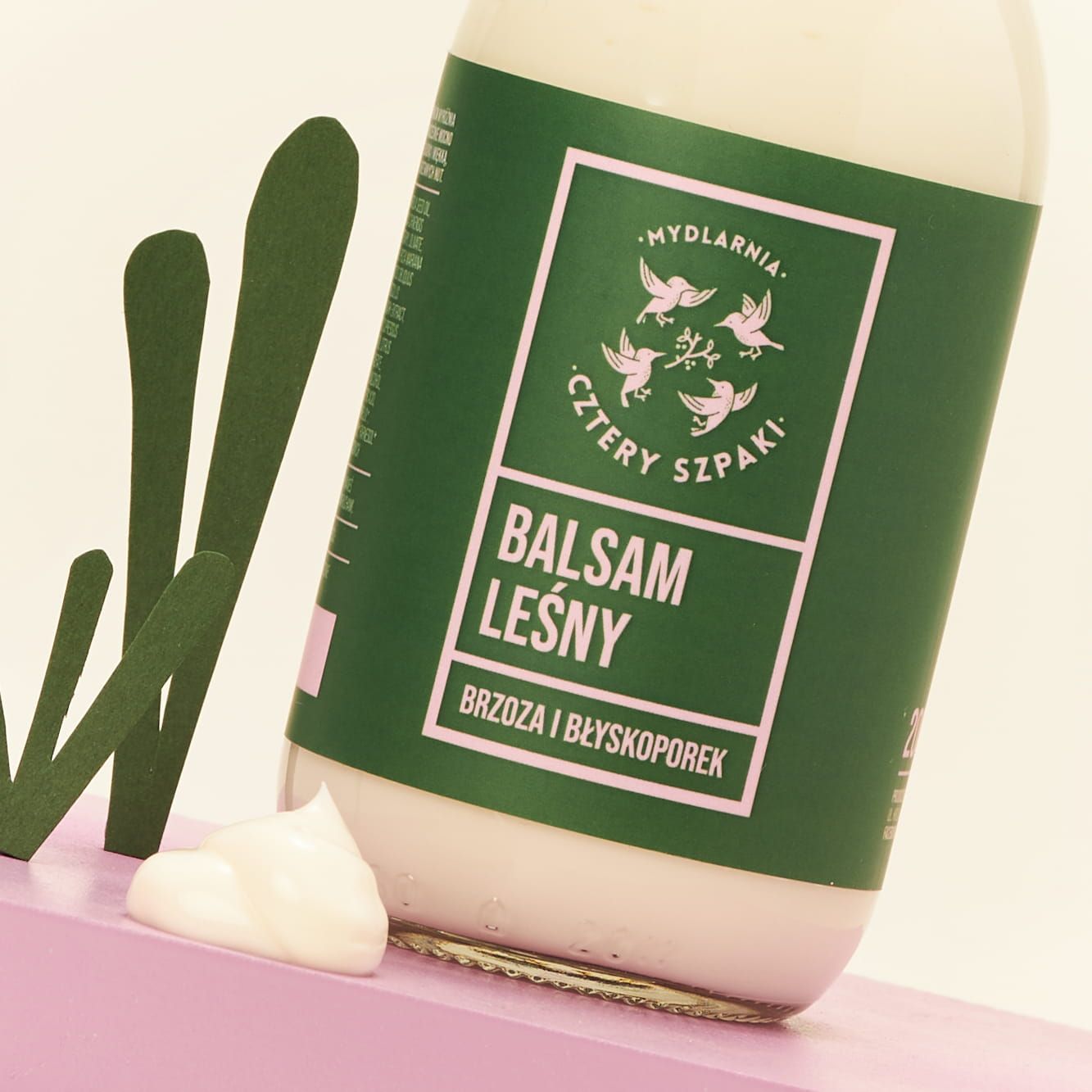 Naturalny balsam do ciała leśny - Brzoza i Błyskoporek, 210 ml